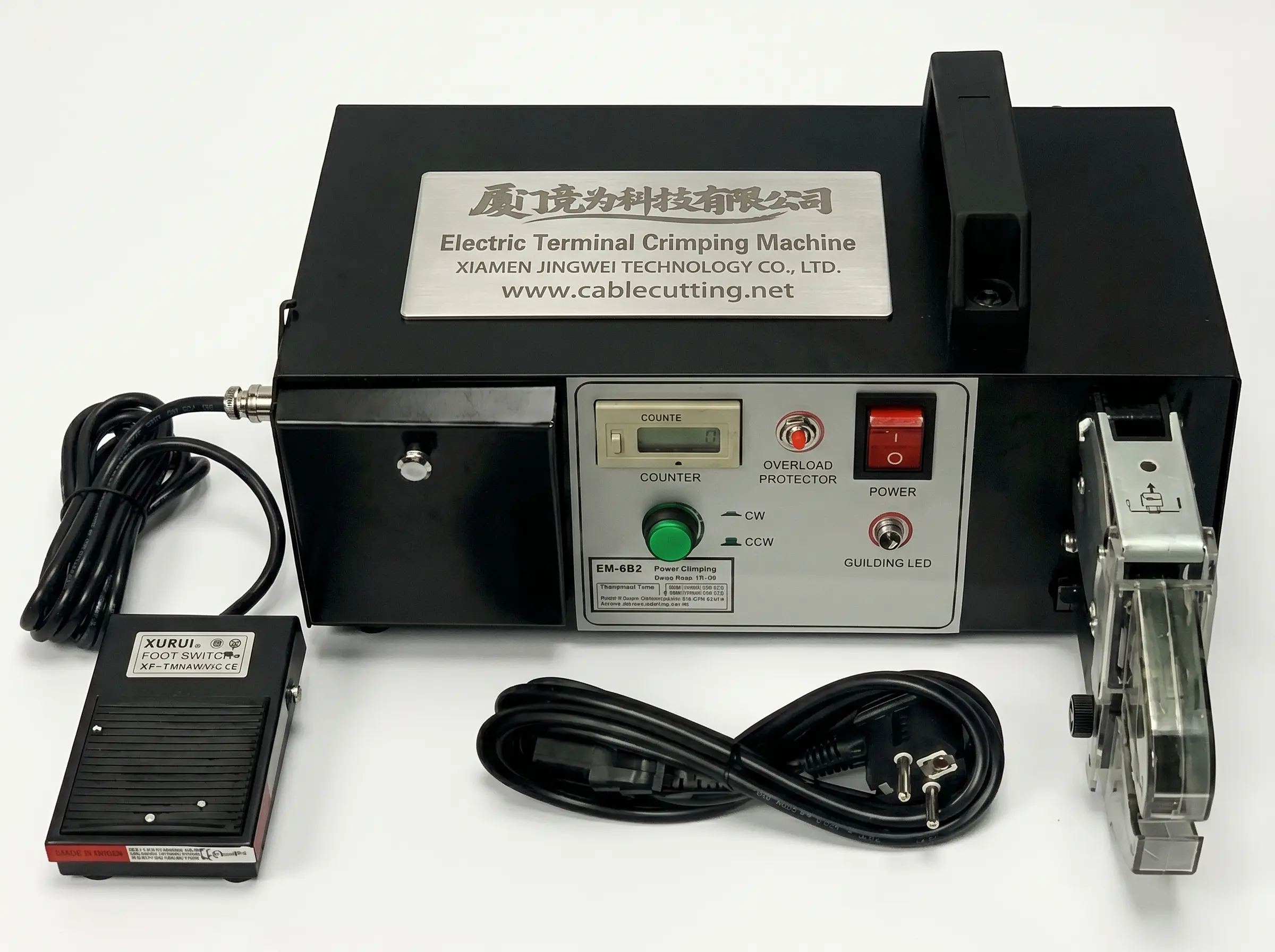 ماكينة تجعيد الأطراف الكهربائية EM-6B1 - دقة وكفاءة عالية