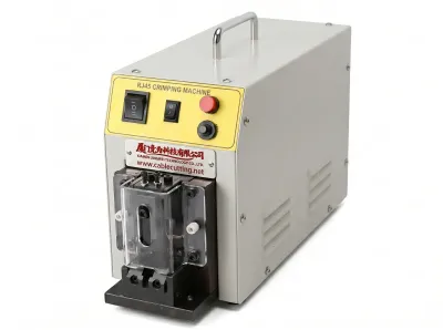 آلة عقص رؤوس كريستالية RJ45 RJ11 أوتوماتيكية WPM-PC1