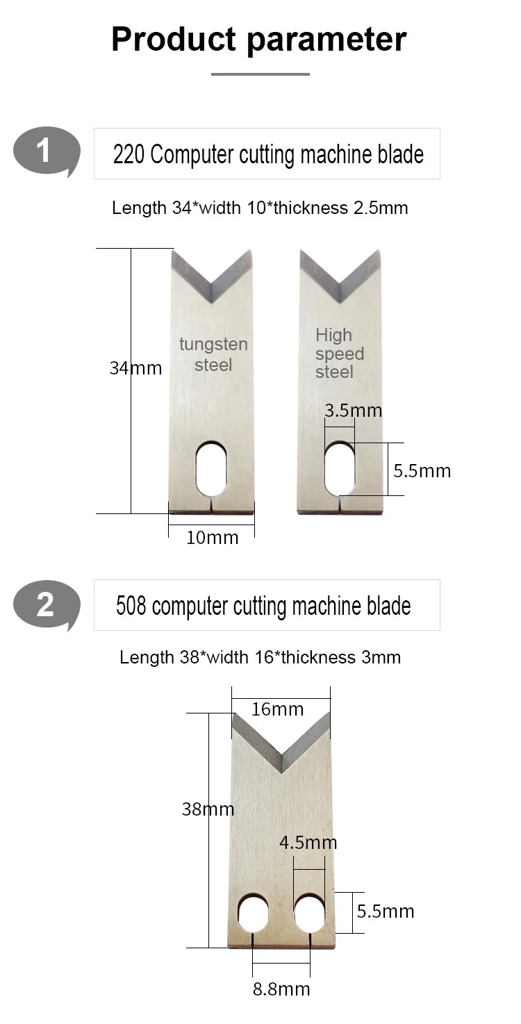 Precision Blade for wire stripping machine cable cutting machine, Otp Blade, Stripper Blade, Wire Cutting Machine Blade شفرة دقيقة لآلة تجريد الأسلاك آلة قطع الكابلات ، شفرة OTP ، شفرة متجرد ، شفرة آلة قطع الأسلاك