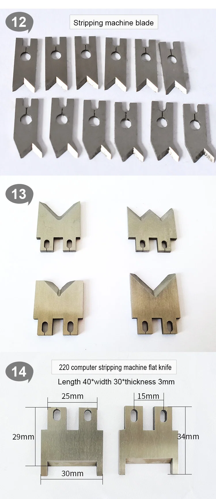 Precision Blade for wire stripping machine cable cutting machine, Otp Blade, Stripper Blade, Wire Cutting Machine Blade Precision Blade for wire stripping machine cable cutting machine, Otp Blade, Stripper Blade, Wire Cutting Machine Blade