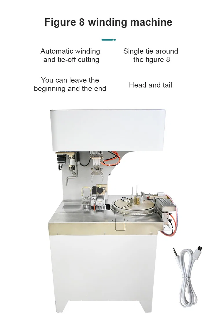 8 Shape Wire Winding and Tying Machine, Coil Winding Machine Wire, Automatic Wire Winding Machine, Cable Wire Winding Binding Machine 8 آلة لف وربط الأسلاك على شكل ، سلك آلة لف الملف ، آلة لف الأسلاك الأوتوماتيكية ، آلة تجليد سلك الكابلات
