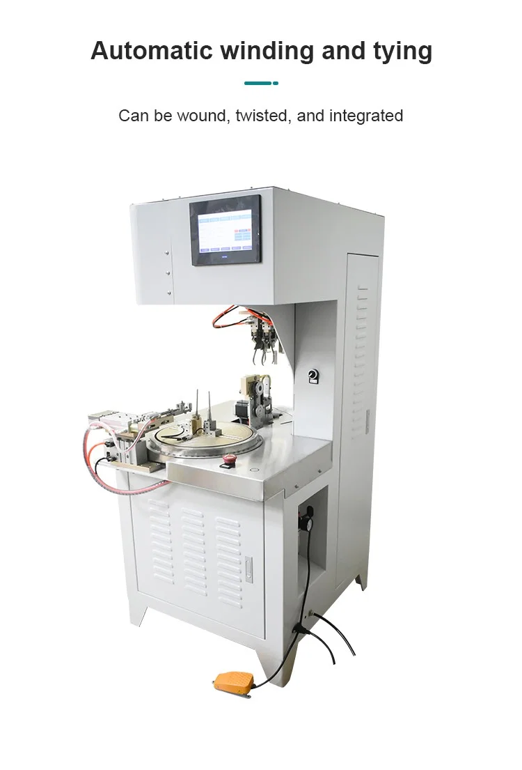 8 Shape Wire Winding and Tying Machine, Coil Winding Machine Wire, Automatic Wire Winding Machine, Cable Wire Winding Binding Machine 8 آلة لف وربط الأسلاك على شكل ، سلك آلة لف الملف ، آلة لف الأسلاك الأوتوماتيكية ، آلة تجليد سلك الكابلات