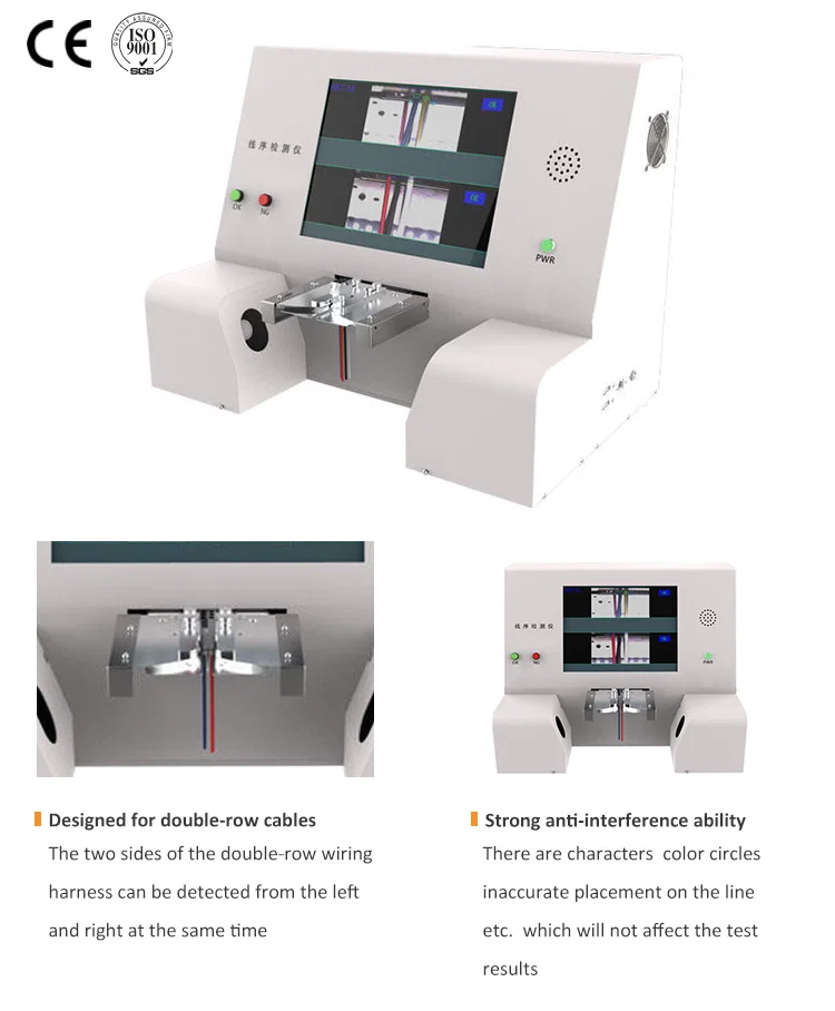 Wire Color Sequence Detector, Two-row Connector Wire Sequence Detector, Color Sequence Of Double-row Wires كاشف تسلسل لون الأسلاك ، كاشف تسلسل الأسلاك الموصل ذو الصفين ، تسلسل الألوان للأسلاك ذات الصف المزدوج