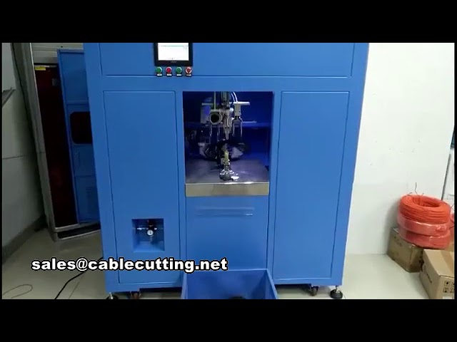 Automatic 8-Shape Cable Winding, Bundling, and Tying Machine
