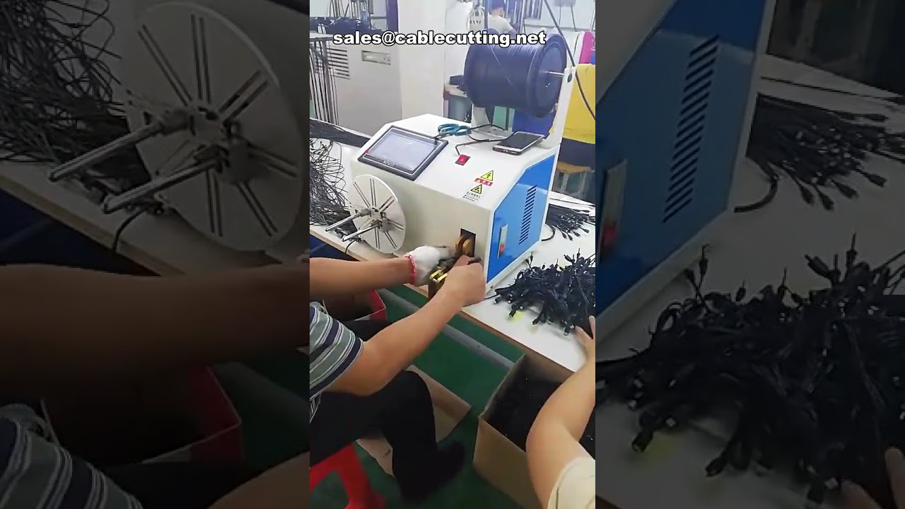 ماكينة لف وربط الكابلات الأوتوماتيكية الأكثر مبيعًا - حل مثالي لكابلات USB والبيانات