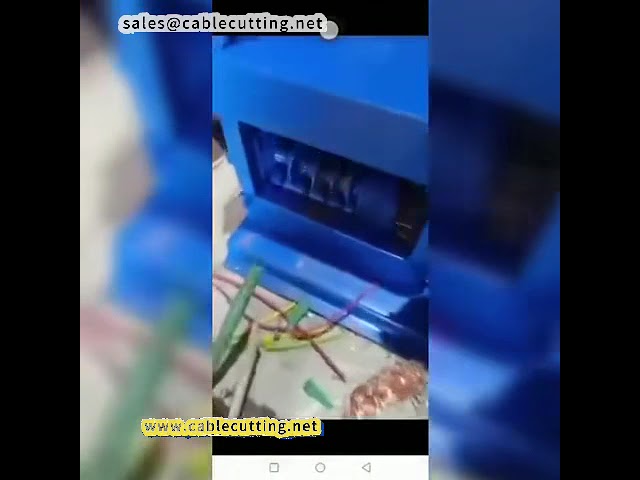 آلة تقشير الأسلاك النحاسية الأوتوماتيكية لإعادة تدوير الخردة
