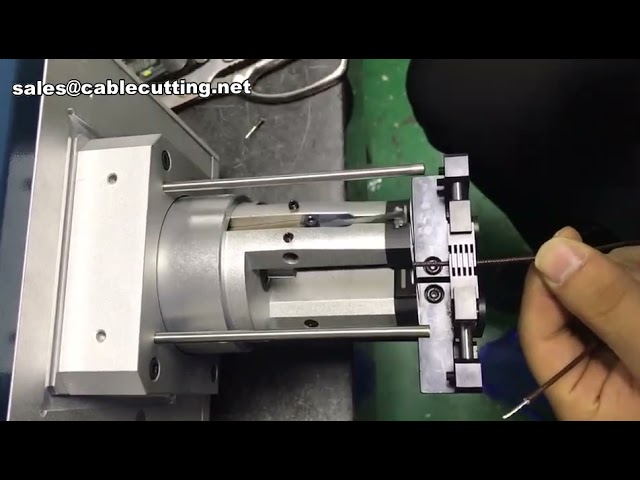 آلة تقشير الكابلات المحورية (Coaxial) والشيلدية - ماكينة نزع العزل للكابلات المحورية والثلاثية والمحمية