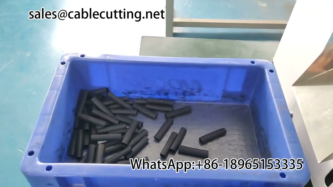Automated Wire Processing Machine for Terminal Line, Cutting, and Heat Shrink Tubing