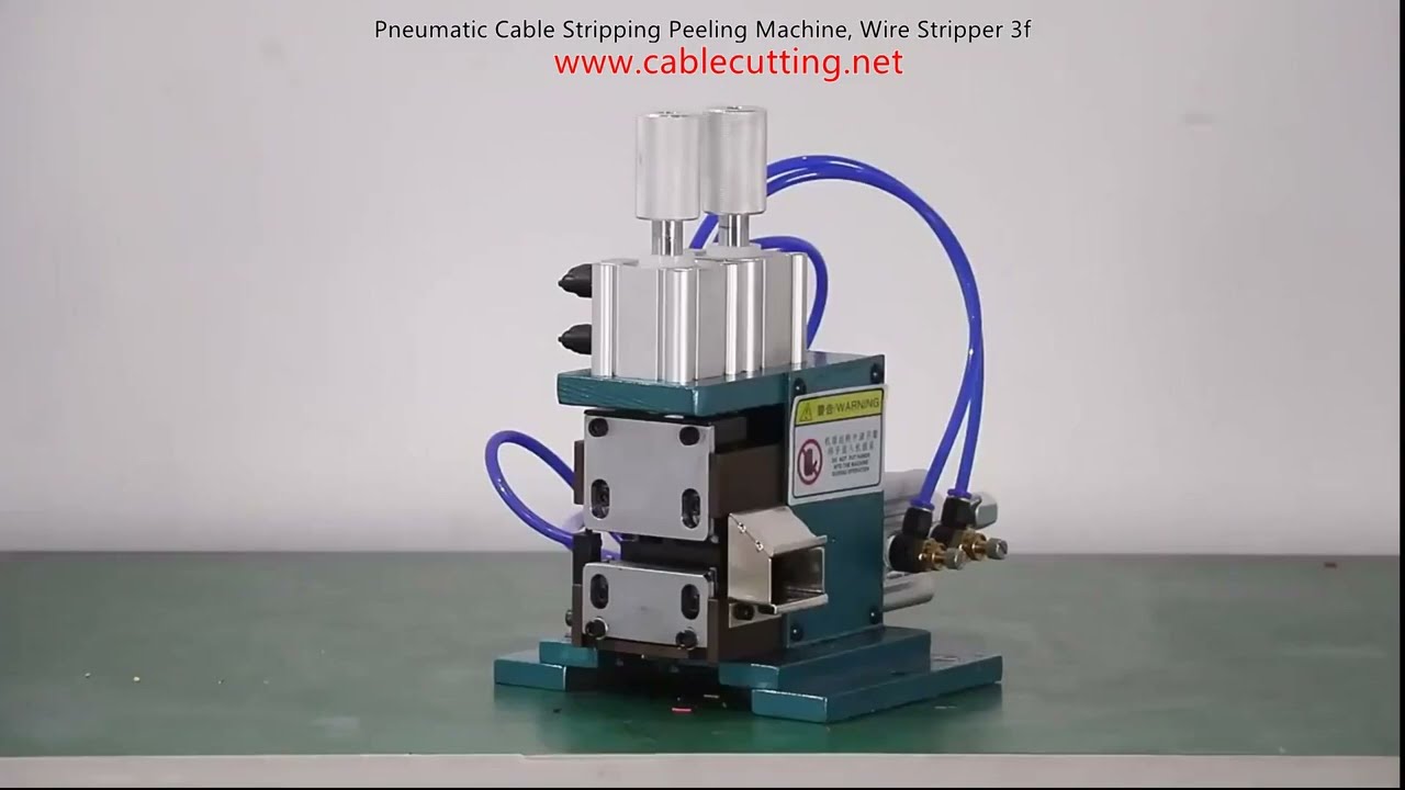 Pneumatic Cable Stripping and Peeling Machine | 3F Wire Stripper