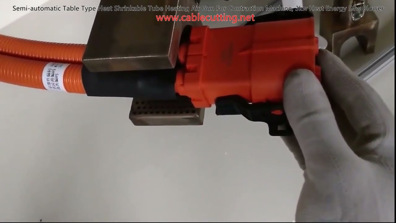 Semi-Automatic Table-Type Heat Shrinkable Tube Heating Air Gun, 3kW Contraction Machine