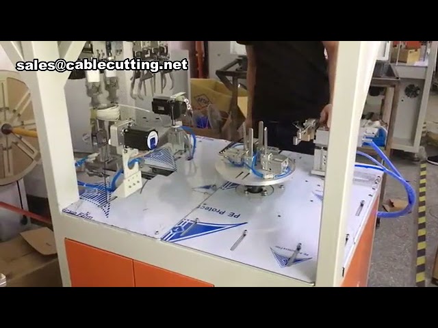O-Shape Cable Winding and Tying Machine for Industrial Automation