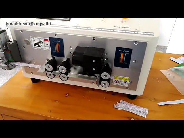آلة تجريد الأسلاك من غلاف PVC الأوتوماتيكية - قطع وتجريد الكابلات المسطحة والمستديرة