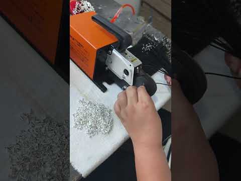 Powerful Pneumatic Tube Terminal Crimping Machine | Factory Automation Tool