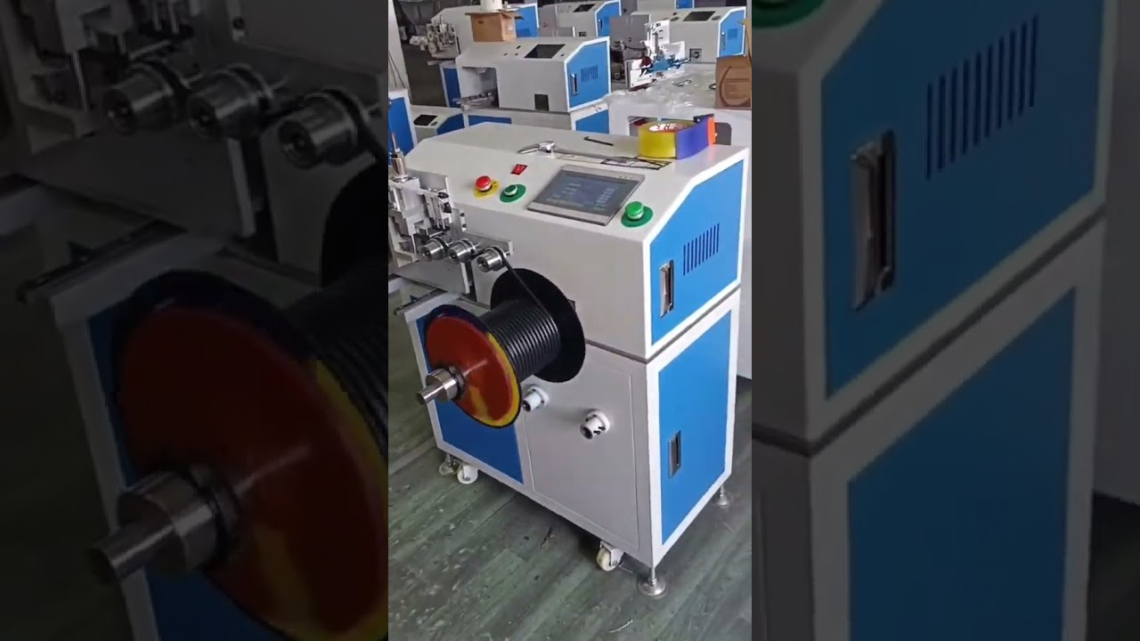 Versatile Coiling Machine for Plastic Spools & Hollow Coils with Precise Metering & Cutting