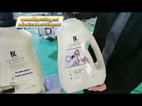 Square Label Flat Bottle Double-Sided Sticker Plastic Glass Bottle Labeling Machine