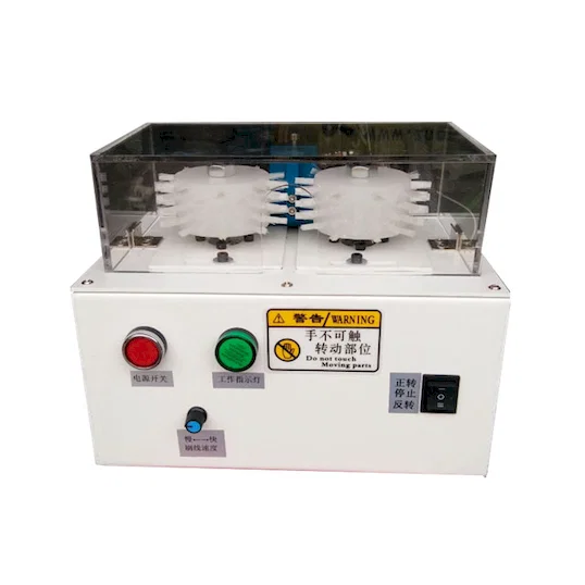 آلة فرشاة جديلة درع الكابل BB-1525 - آلة فرشاة سلك نصف آلية