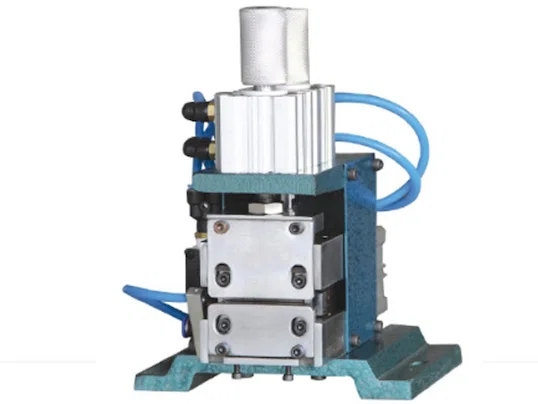 آلة تعرية أسلاك عمودية WPM-3F - آلة فرشاة سلك نصف آلية