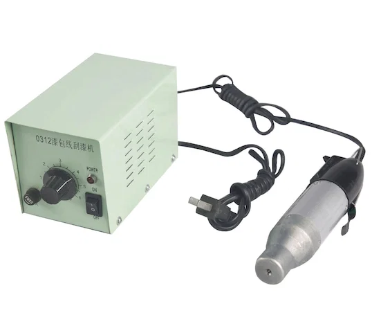 آلة تعرية أسلاك نحاس يدوية WPM-0312 - آلة فرشاة سلك نصف آلية